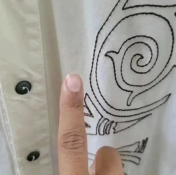 Gypsy 05 Mens Button Up shirt Size Large Stitching 100% Cotton Comfy Soft Luxury - Picture 3 of 6